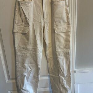 GAP 90’s loose women’s  Cream Cargo pants